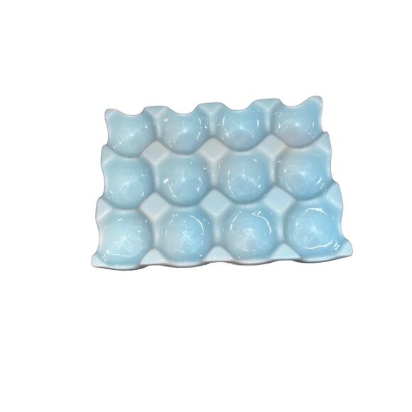 5” x 7”, light aqua blue dozen egg counter tray - Picture 14 of 14